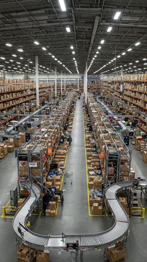 Warehouse and pallet storage